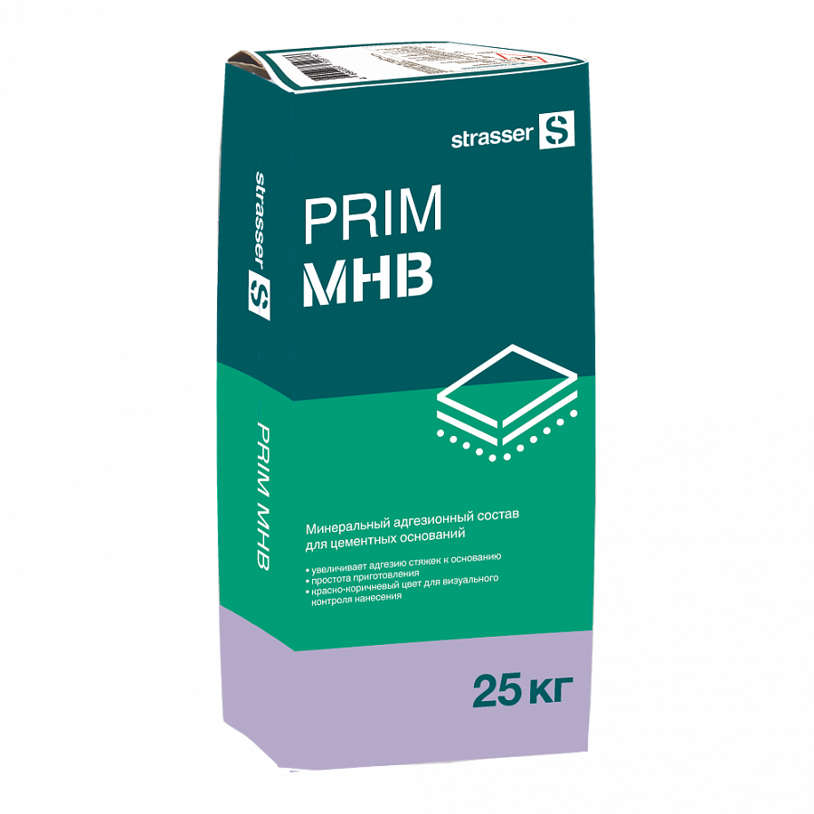 PRIM MHB Минеральный адгезионный состав для цементных оснований